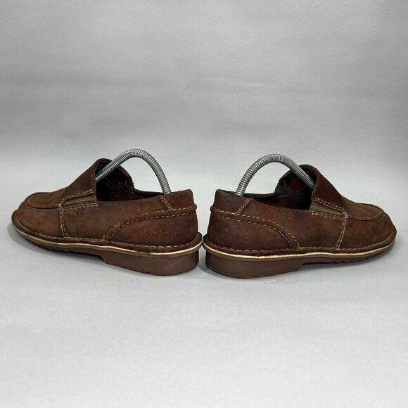 Clarks‎ Men's Size 8.5 Terriers Brown Suede Leather Loafers - Picture 6 of 11